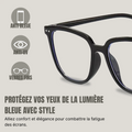 Lunettes anti lumière bleu élégante