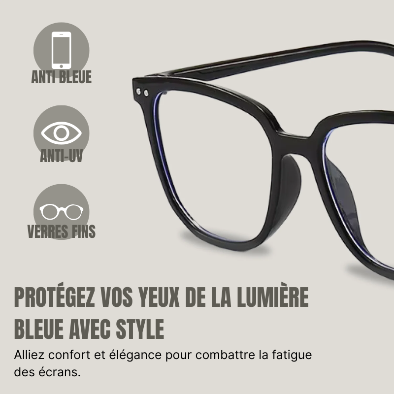 Lunettes anti lumière bleu élégante