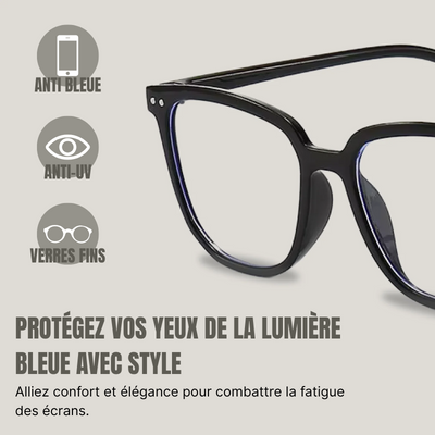 Lunettes anti lumière bleu élégante